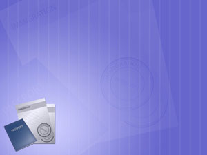 Immigration Law Title Content PowerPoint Template