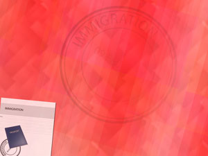 Immigration Law Title Content PowerPoint Template