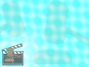 Media Law Title Content PowerPoint Template