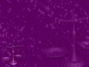 Scales Of Justice Title Content PowerPoint Template