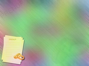 Prenuptial Agreement Title Content PowerPoint Template