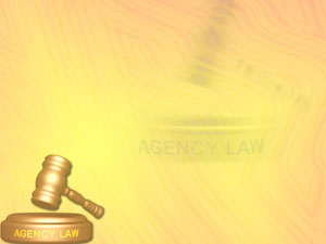 Agency Law Title Content PowerPoint Template