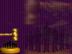 Corporate Law Title Content PowerPoint Template