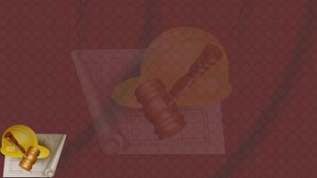 Construction Law Title Content PowerPoint Template
